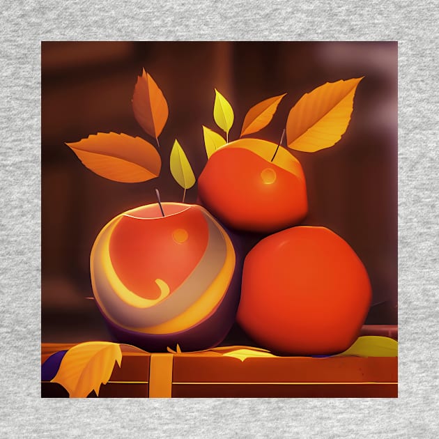 Stylized Apple Still Life by DANAROPER